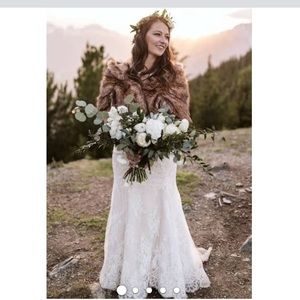 Fur shawl